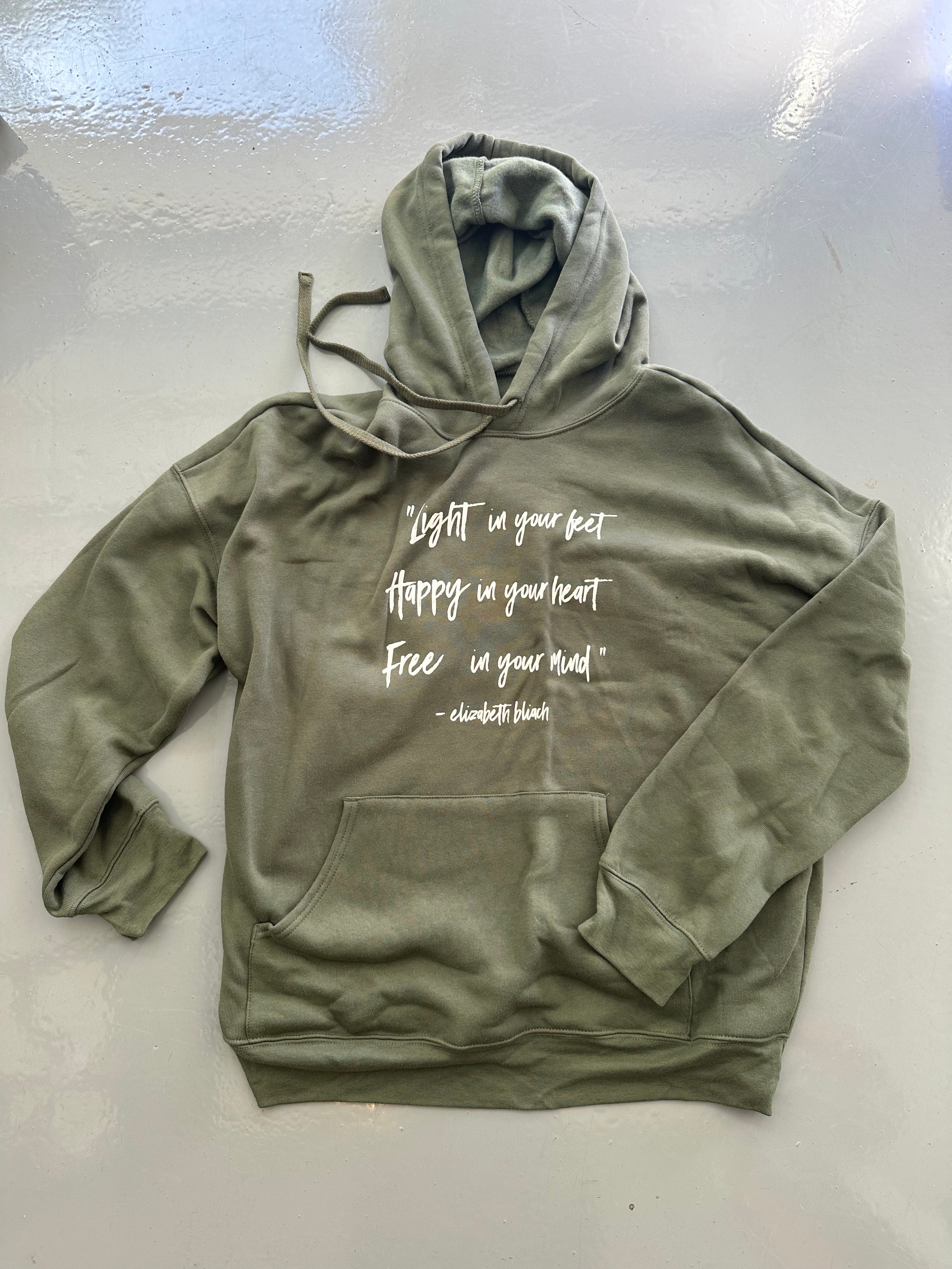 Winter Fleece Hoodie - Army Green