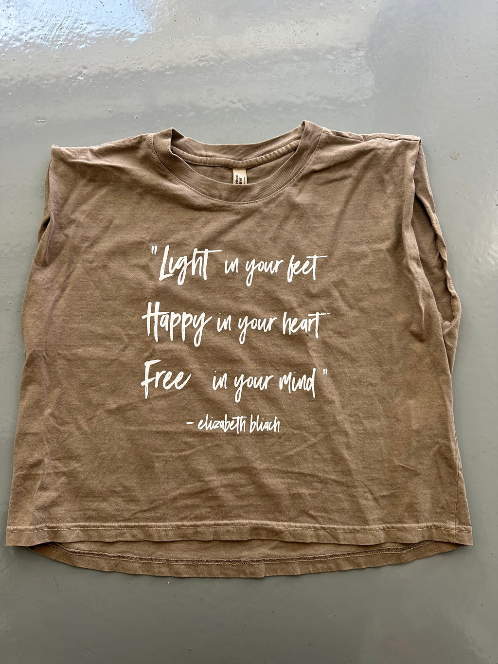 Muscle Tee - Brown