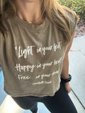 Muscle Tee - Brown